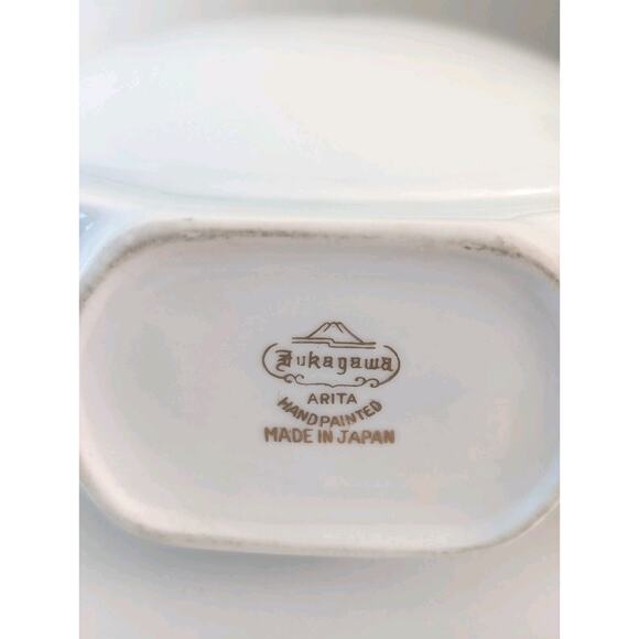 Vintage Fukagawa Arita Saki Decanter. Wheat Grass Pattern. Hand Painted Japan. - Picture 10 of 10